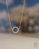  Dây chuyền vàng & bạc nữ đẹp hình vòng nguyệt quế Gix Jewel 