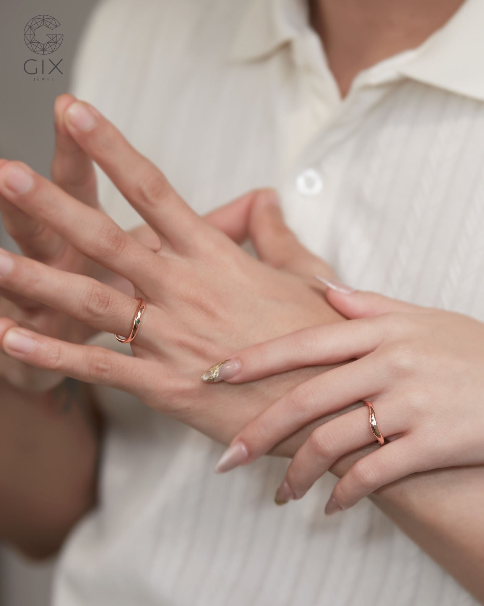  Nhẫn cưới Time Bound - GCR25050143 | Gix Jewel 