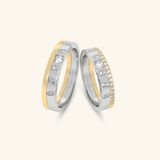  Nhẫn cưới cặp bạc thiết kế riêng - GCR25050236 | Gix Jewel 