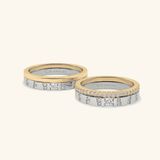  Nhẫn cưới cặp bạc thiết kế riêng - GCR25050236 | Gix Jewel 