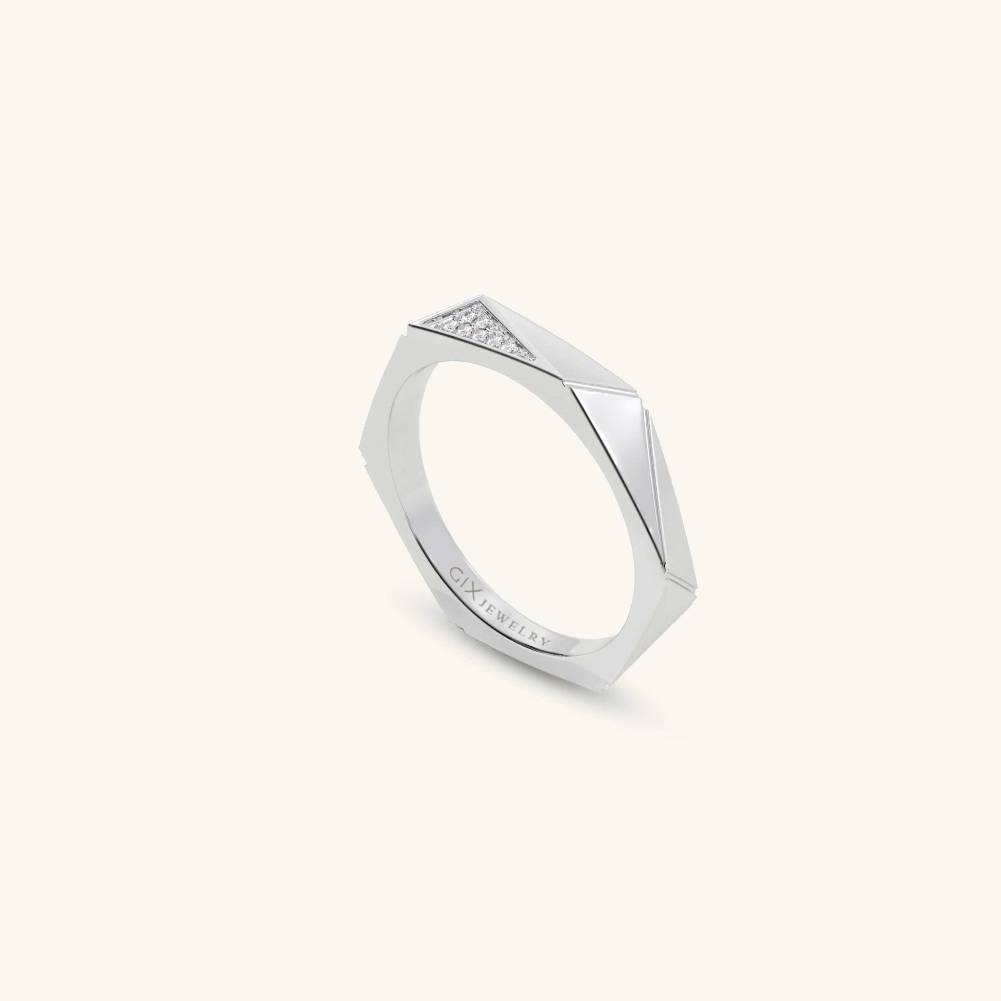  Nhẫn cưới cặp bạc thiết kế riêng - GCR25050173 | Gix Jewel 