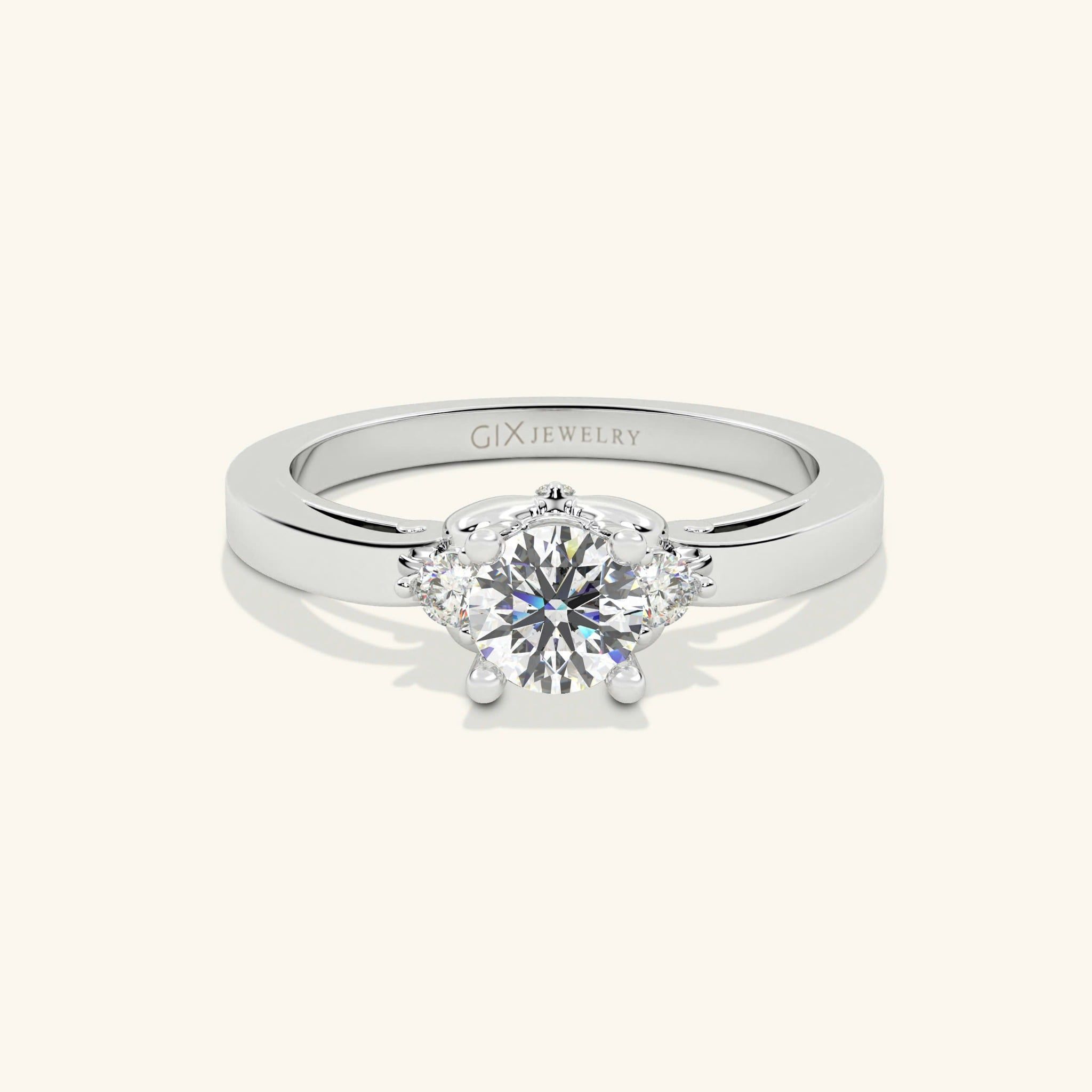  Nhẫn cầu hôn bạc Bow Promise | Gix Jewel 