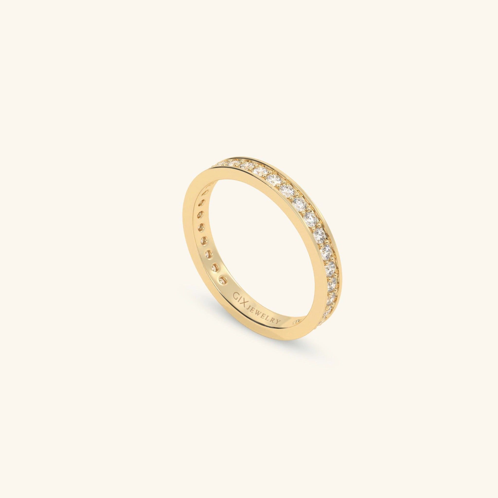  Nhẫn cưới vàng 14k thiết kế riêng - GCR25050186 | Gix Jewel 