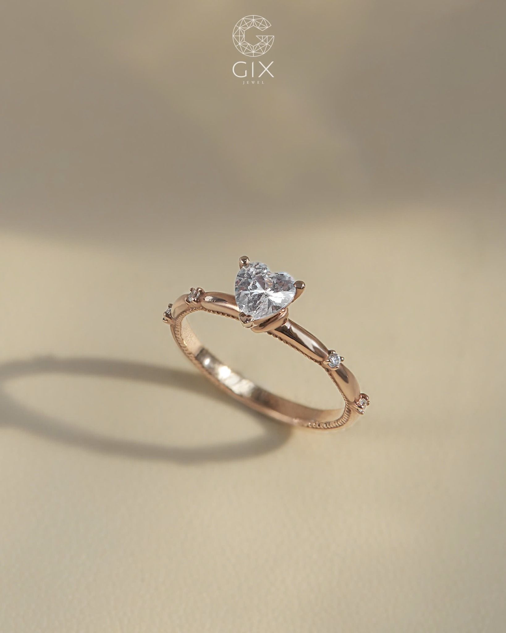  Nhẫn cầu hôn bạc - GCH25050151 | Gixjewel 