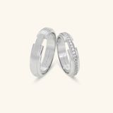  Nhẫn cưới vàng 18k thiết kế riêng - GCR25050203 | Gix Jewel 
