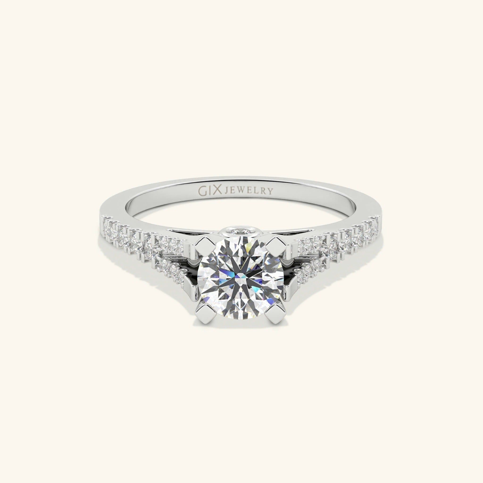  Nhẫn cầu hôn bạc Duchess Ring | Gix Jewelry 