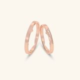  Nhẫn cưới vàng 10k thiết kế riêng - GCR25050219 | Gix Jewel 