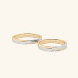  Nhẫn cưới vàng 10k thiết kế riêng - GCR25050193 | Gix Jewel 