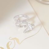  Nhẫn Cưới Vàng 610 Kim Cương - Eternyx | GCR25050011 