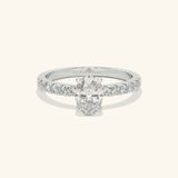  Nhẫn cầu hôn vàng 18k Oval Bliss | Gix Jewel 