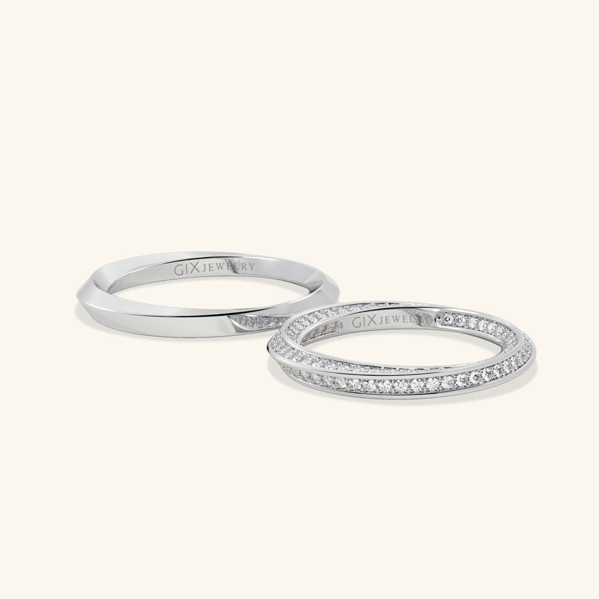  Nhẫn cưới vàng 10k thiết kế riêng - GCR25050287 | Gix Jewel 