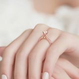  Nhẫn cầu hôn vàng 14k Velours Kiss | Gix Jewel 