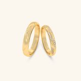  Nhẫn cưới vàng 18k thiết kế riêng - GCR25050305 | Gix Jewel 