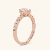  Nhẫn cầu hôn vàng 10k Oval Bliss | Gix Jewel 