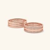  Nhẫn cưới vàng 10k thiết kế riêng - GCR25050304 | Gix Jewel 