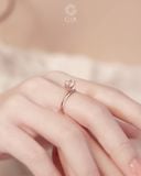  Mẫu nhẫn cầu hôn đẹp vàng 18k đính kim cương - Grace Vine | Gix Jewelry 