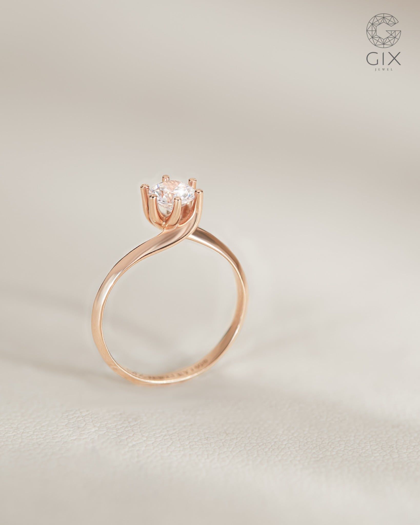  Nhẫn cầu hôn vàng 10k Grace Vine | Gix Jewel 