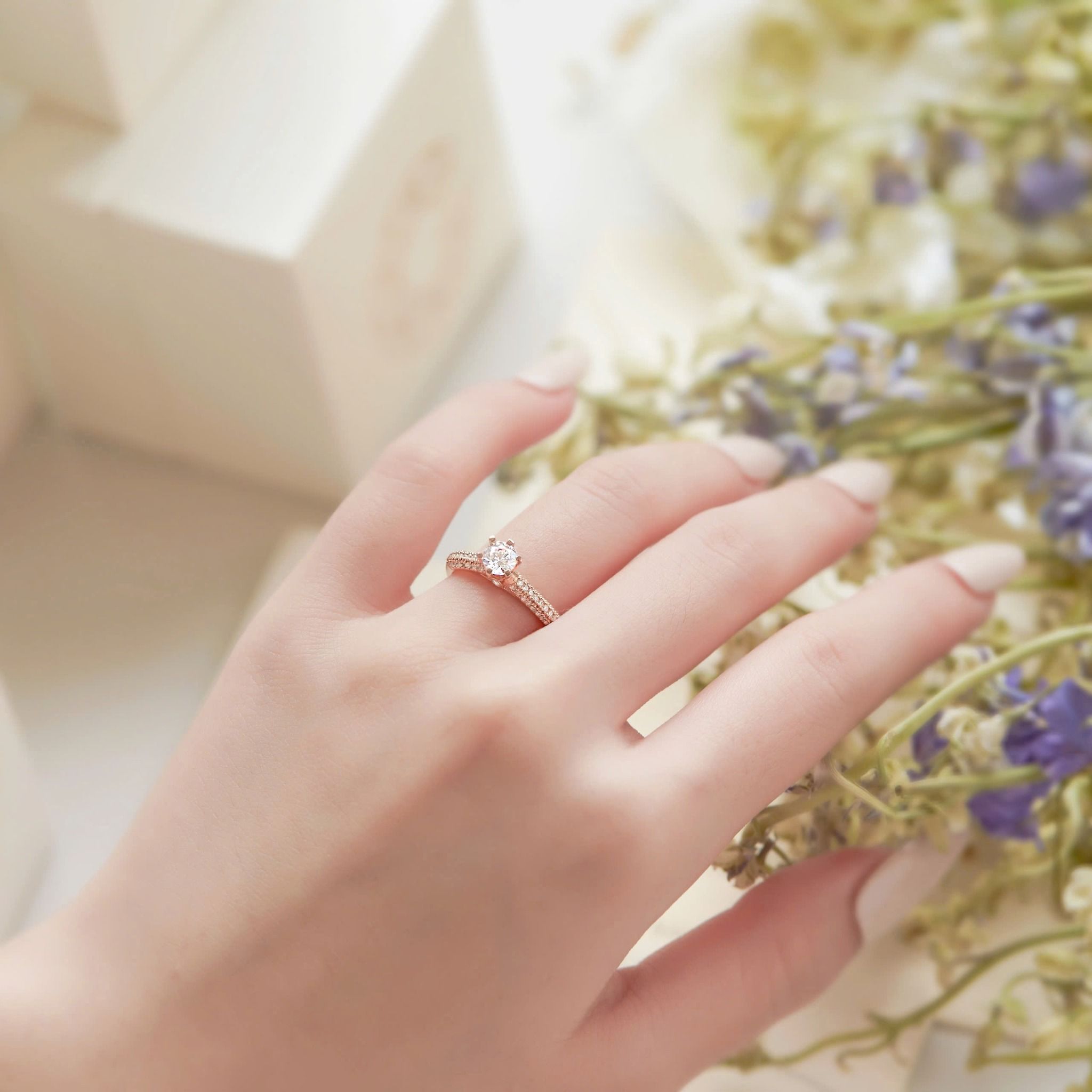  Nhẫn cầu hôn bạc Velours Kiss | Gix Jewel 