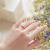  Nhẫn cầu hôn vàng 14k Velours Kiss | Gix Jewel 