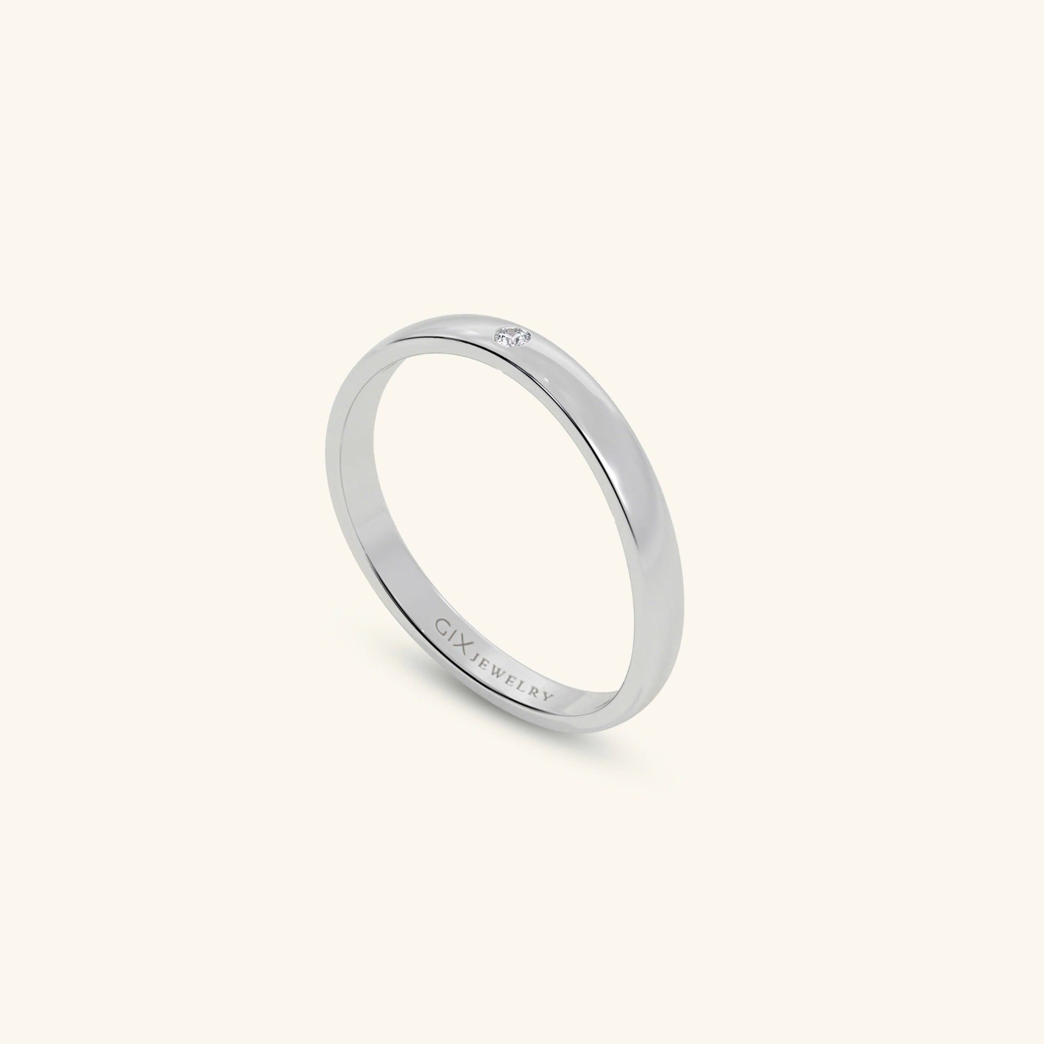  Nhẫn cặp bạc thiết kế riêng - GCR25050277 | Gix Jewel 