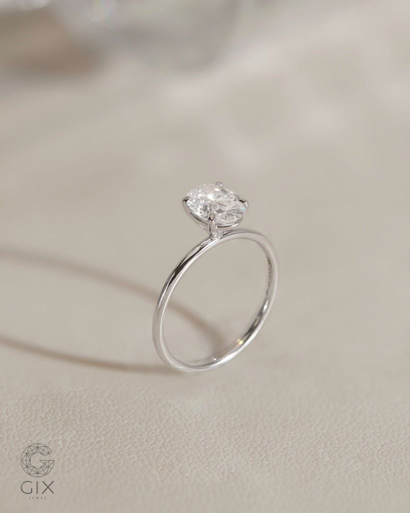 Nhẫn cầu hôn bạc True Curve | Gix Jewel 