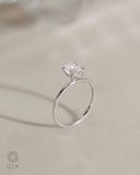  Nhẫn cầu hôn bạc True Curve | Gix Jewel 