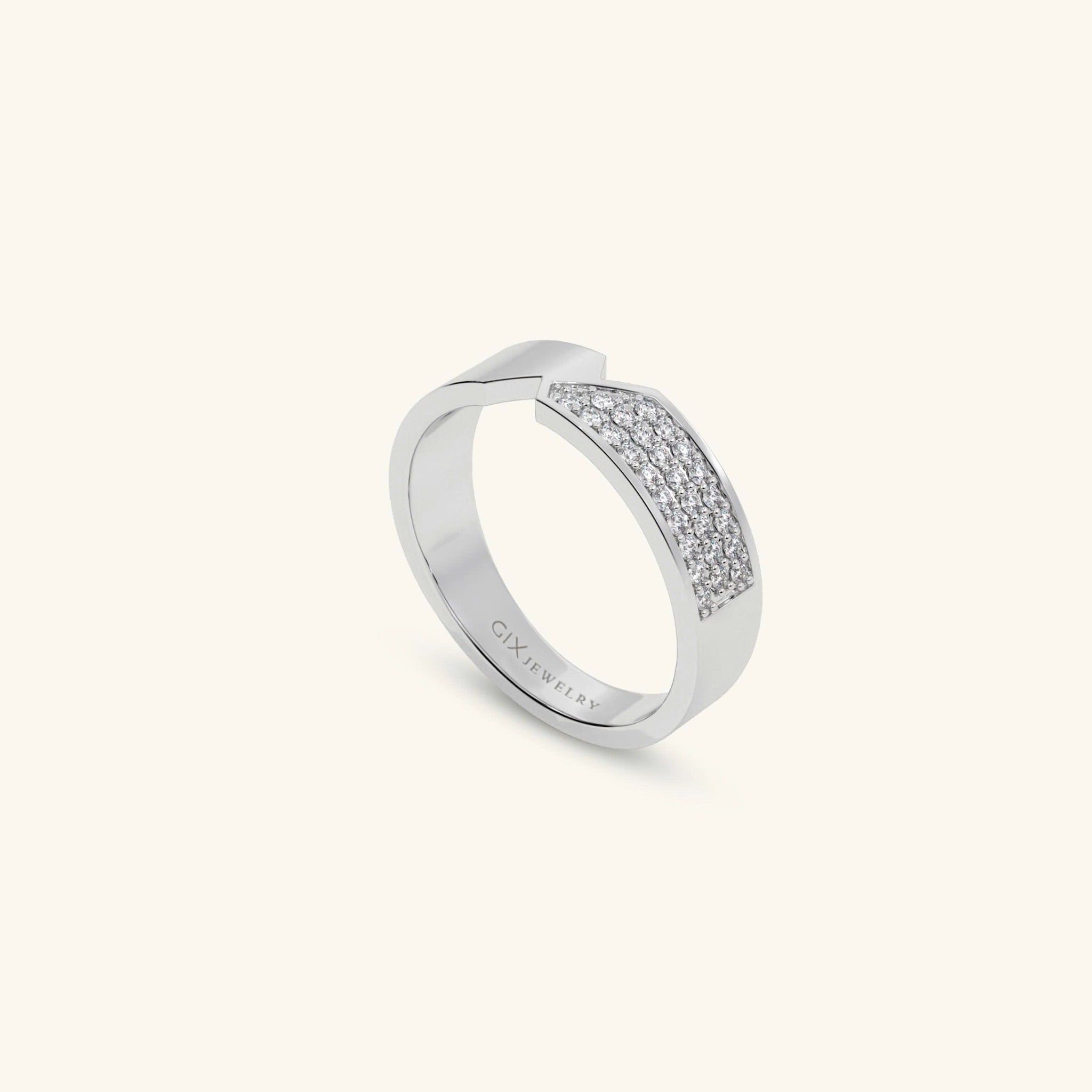  Nhẫn cưới vàng 18k thiết kế riêng - GCR25050210 | Gix Jewel 