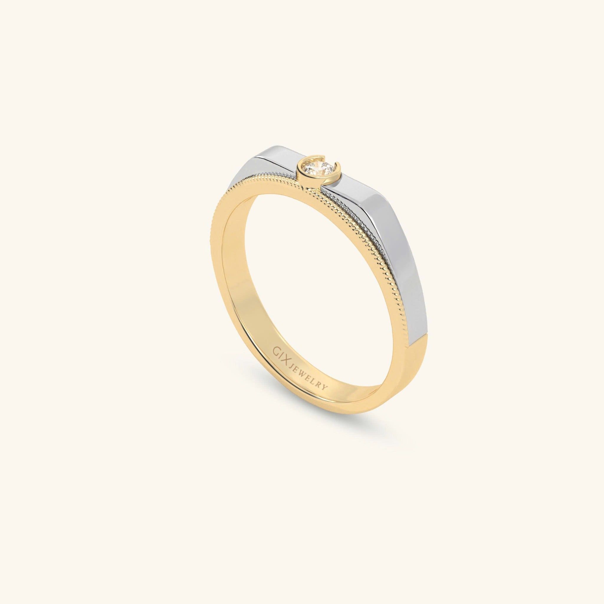  Nhẫn cưới cặp bạc thiết kế riêng - GCR25050231 | Gix Jewel 