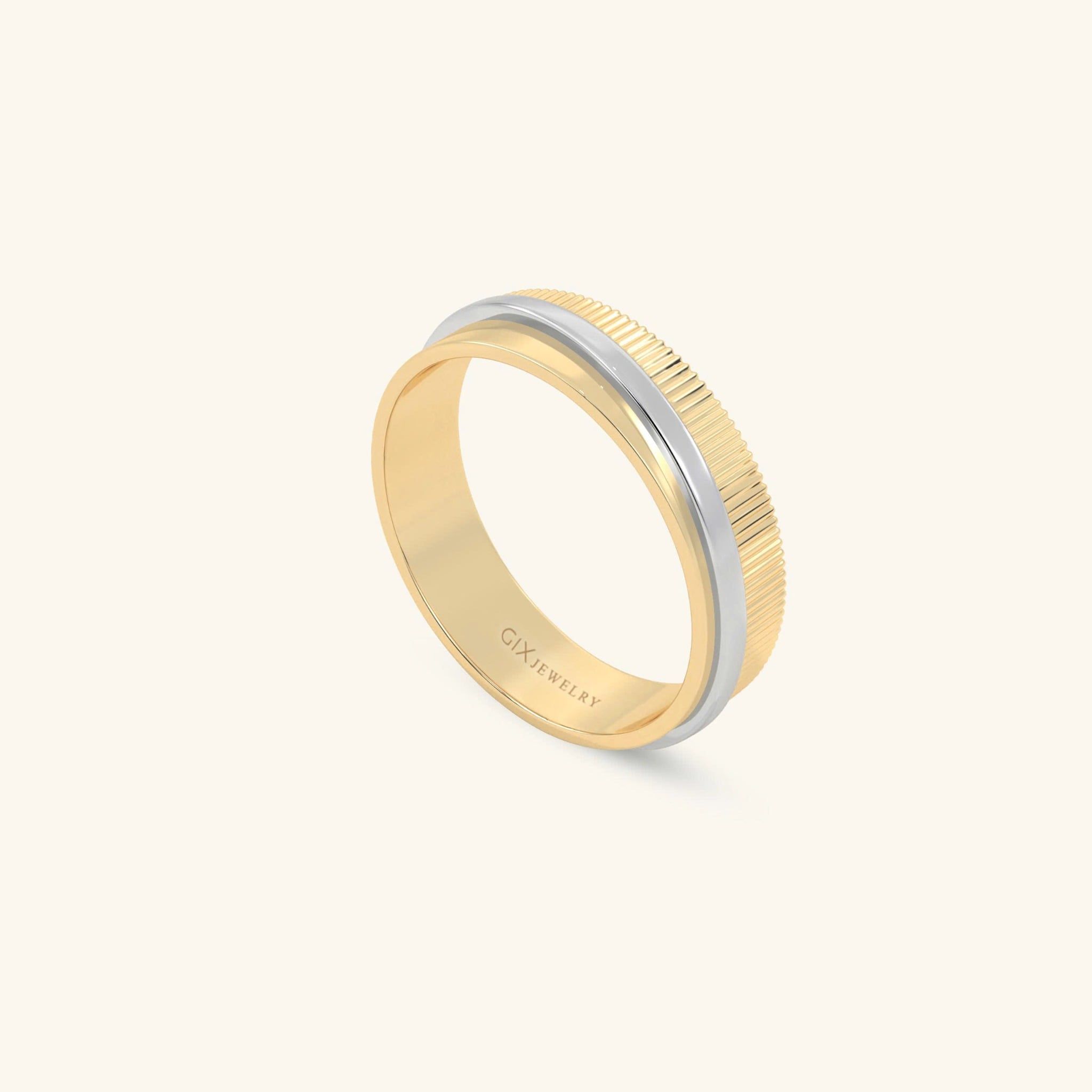  Nhẫn cưới vàng 14k thiết kế riêng - GCR25050233 | Gix Jewel 