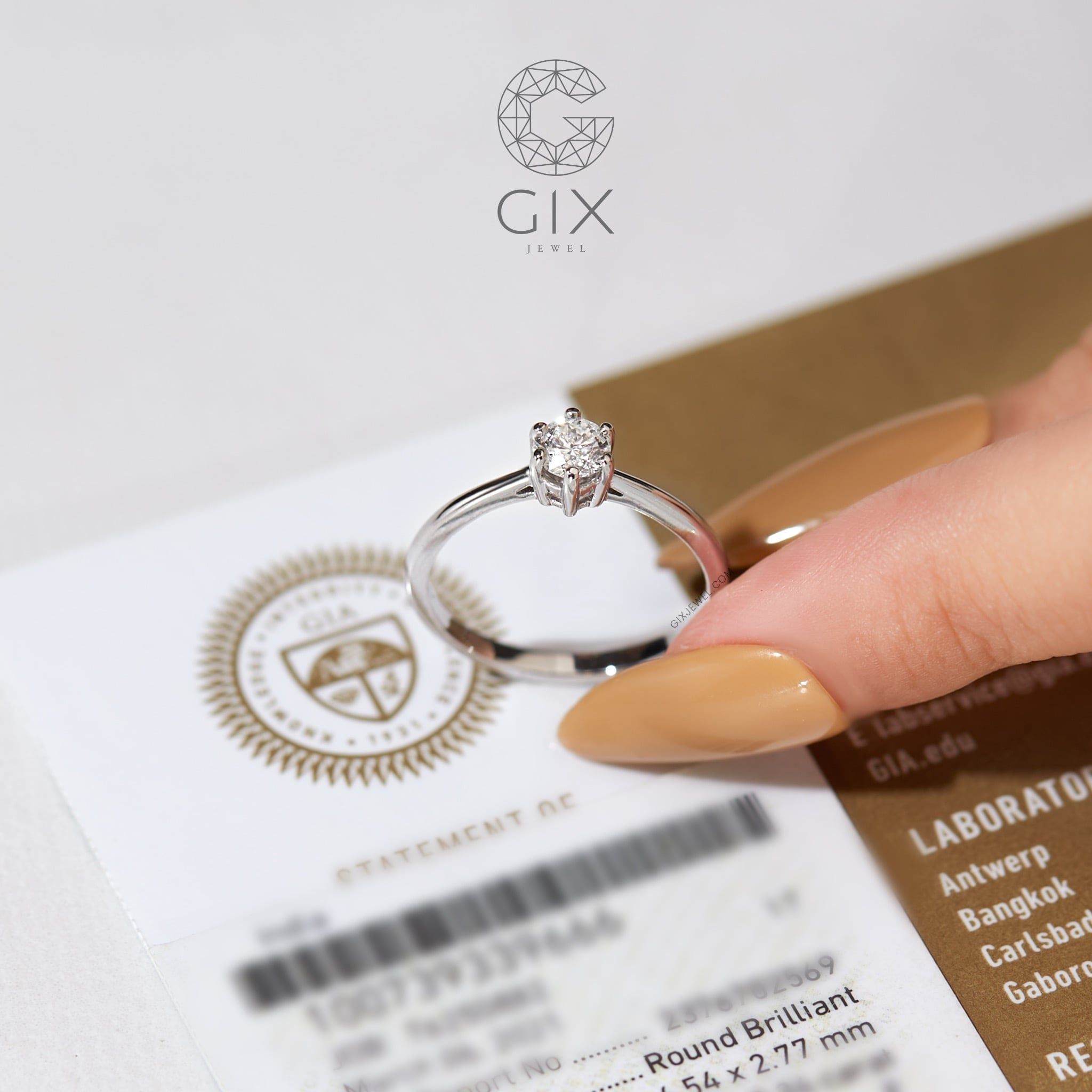  Nhẫn cầu hôn vàng 18k Golden Yes | Gix Jewel 