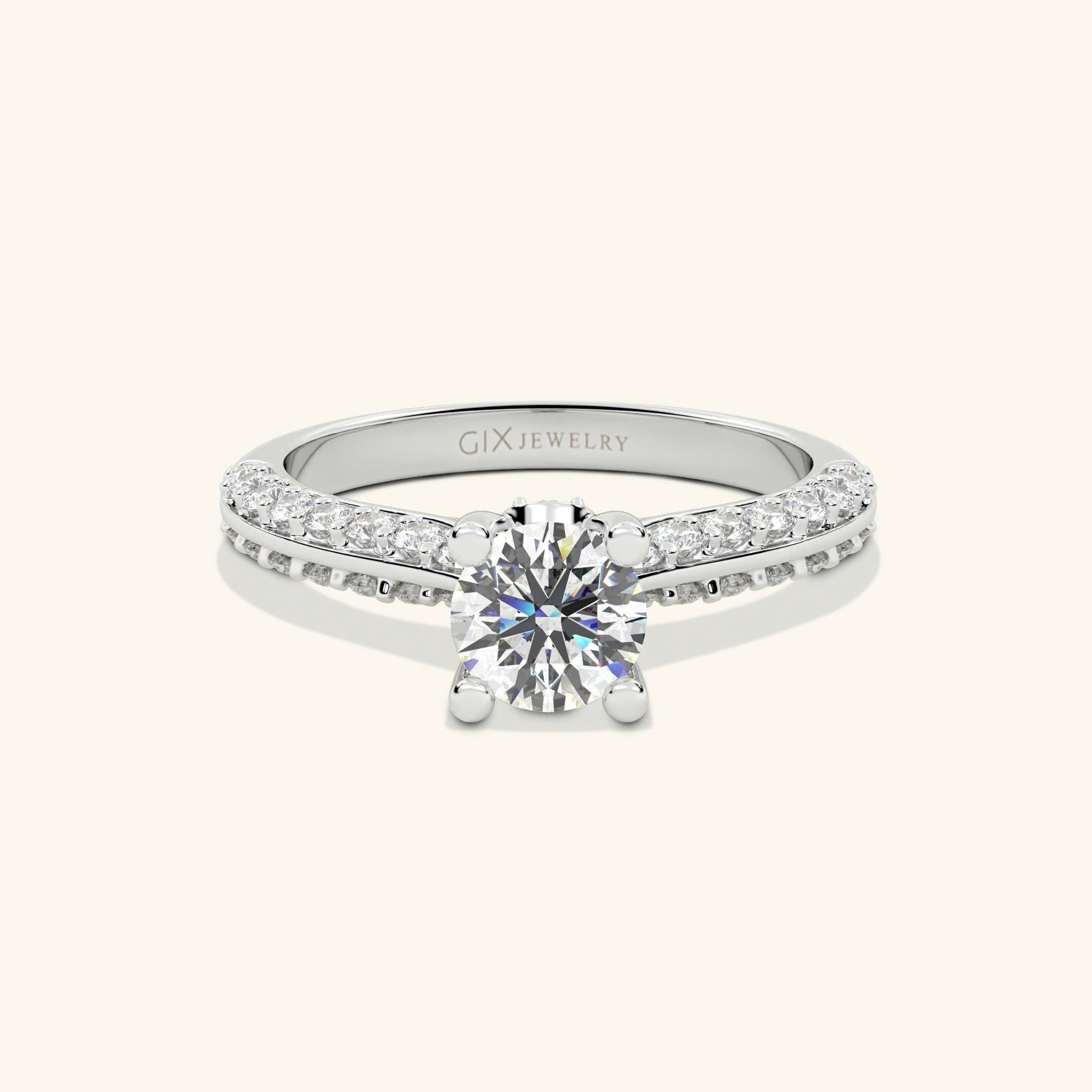  Nhẫn cầu hôn vàng 10k Steel Love | Gix Jewel 