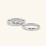  Nhẫn đôi bạc thiết kế riêng - GCR25050297 | Gix Jewel 