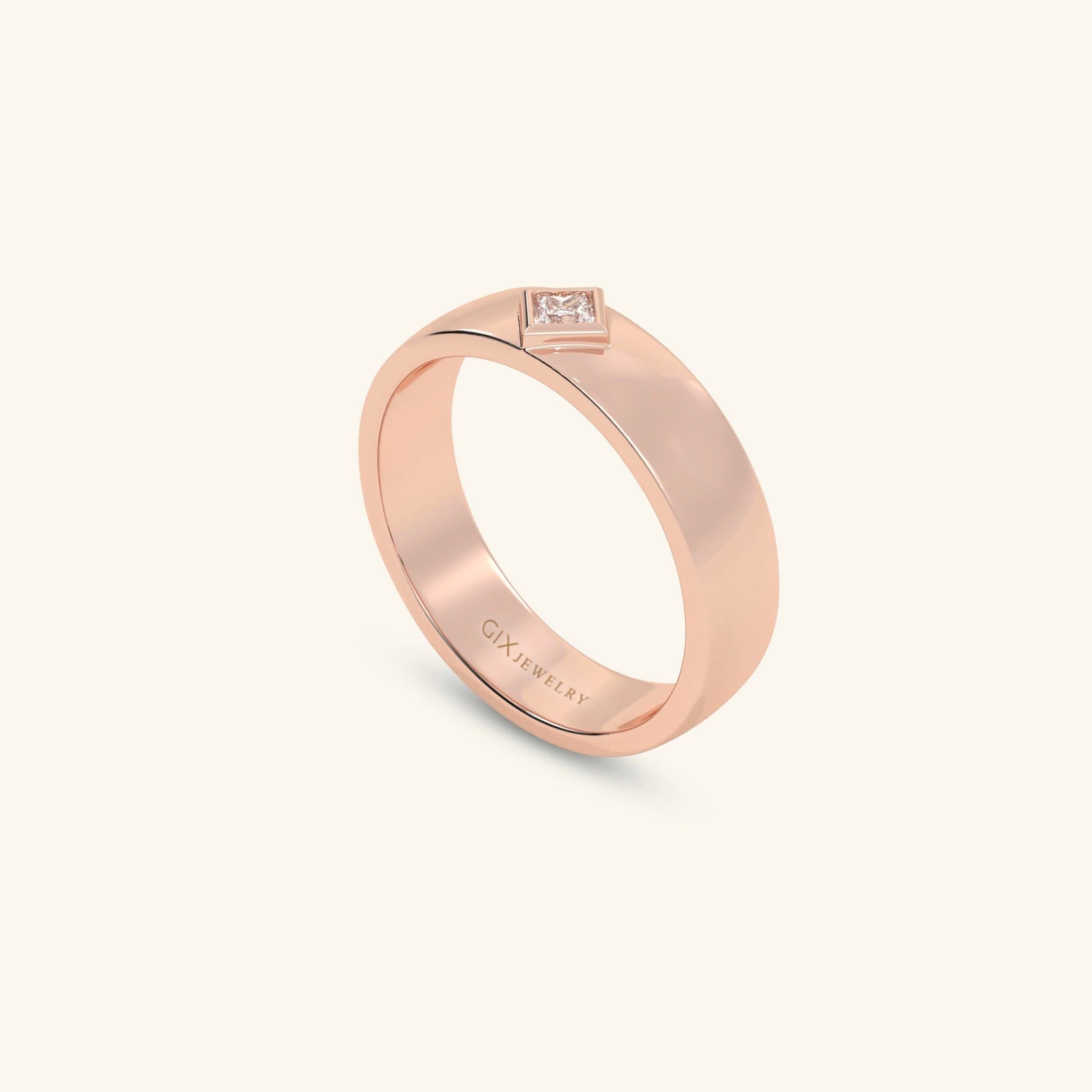  Nhẫn cưới vàng 14k thiết kế riêng - GCR25050249 | Gix Jewel 