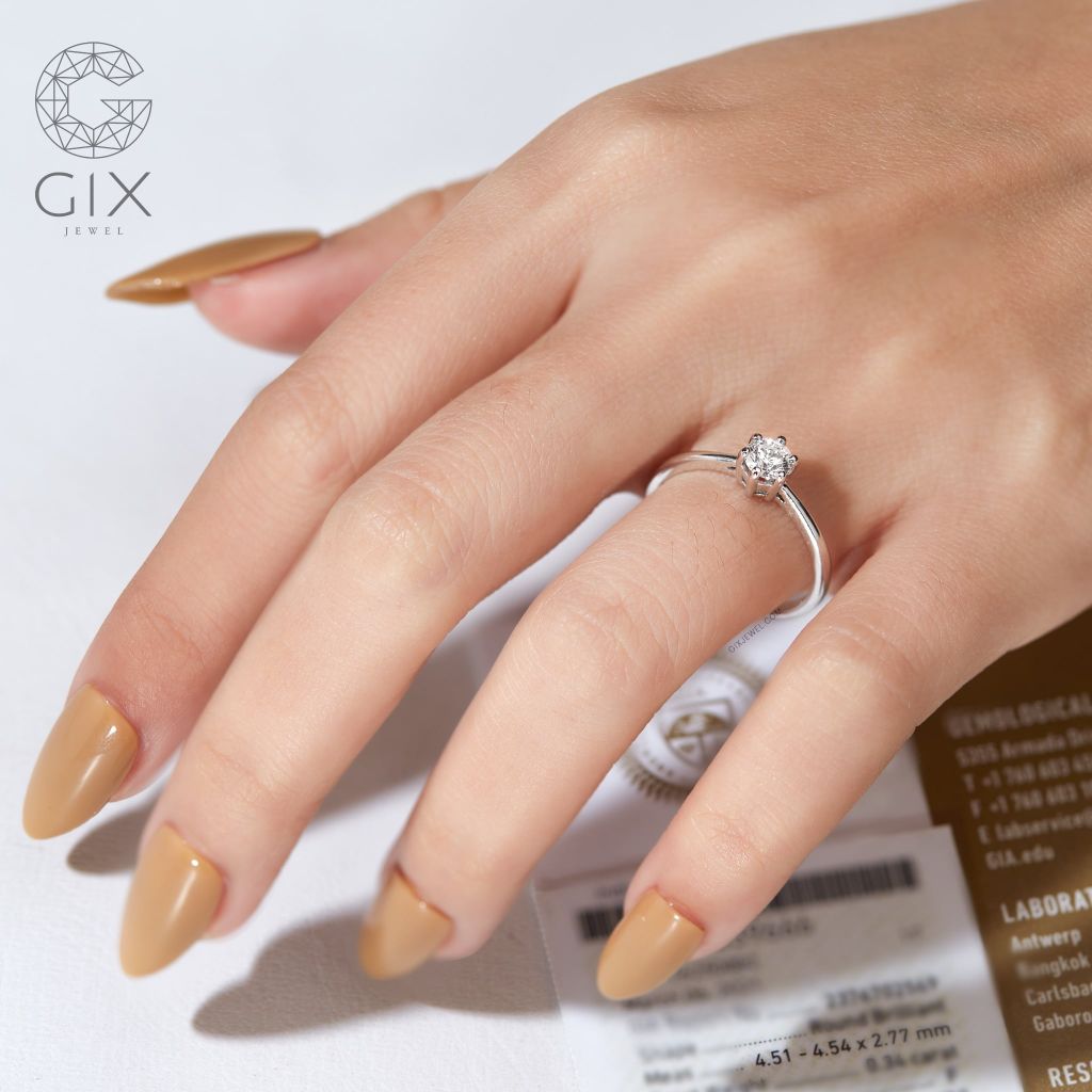  Nhẫn cầu hôn vàng 14k Golden Yes | Gix Jewel 