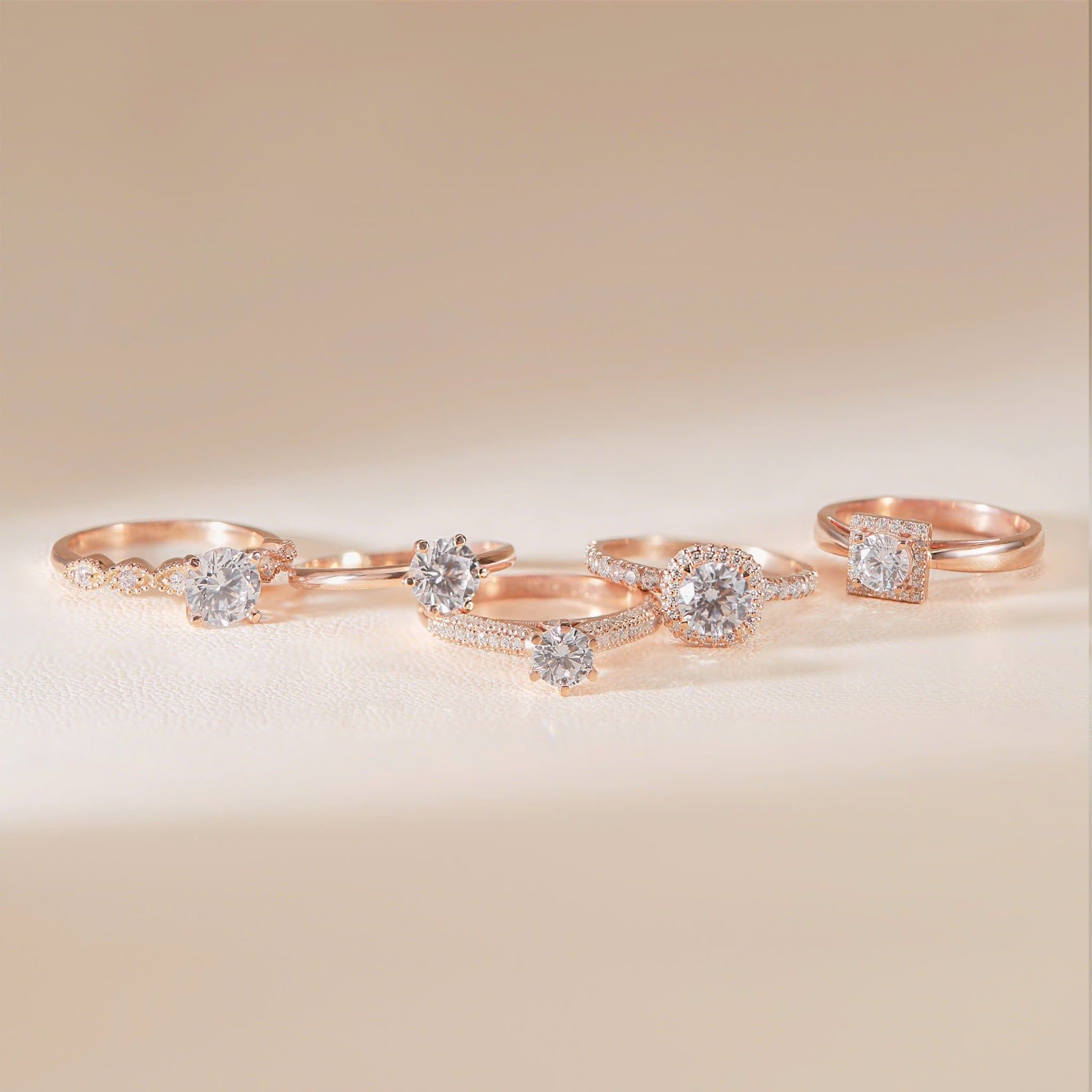  Nhẫn cầu hôn vàng 10k Sleek Heart | Gix Jewel 