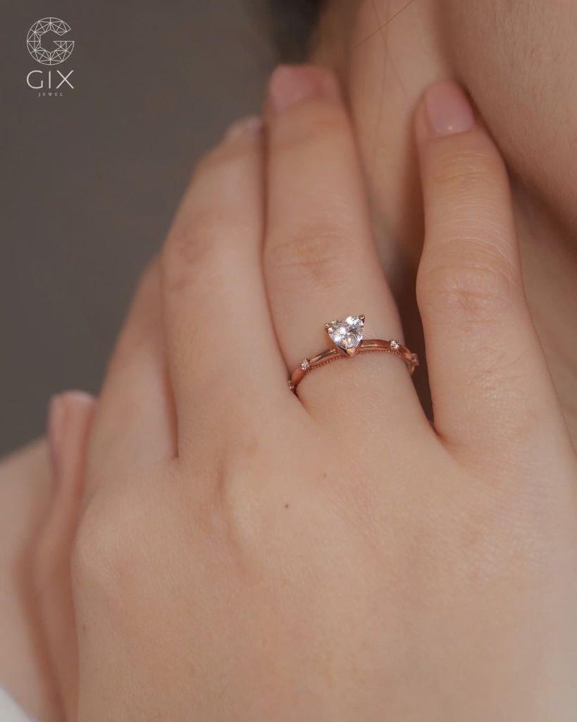  Nhẫn cầu hôn vàng 18k - GCH25050151 | Gixjewel 