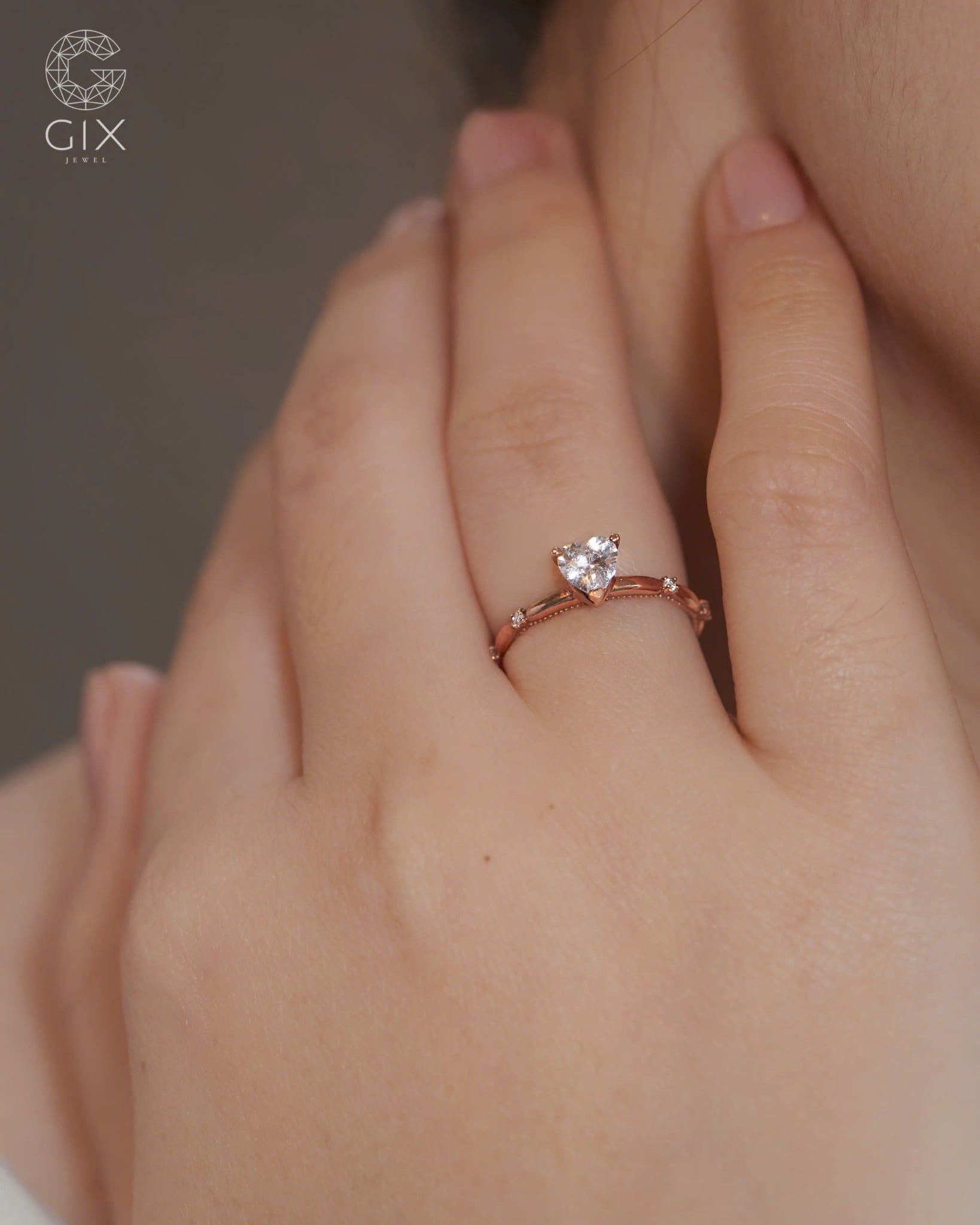  Nhẫn cầu hôn vàng 14k - GCH25050151 | Gixjewel 
