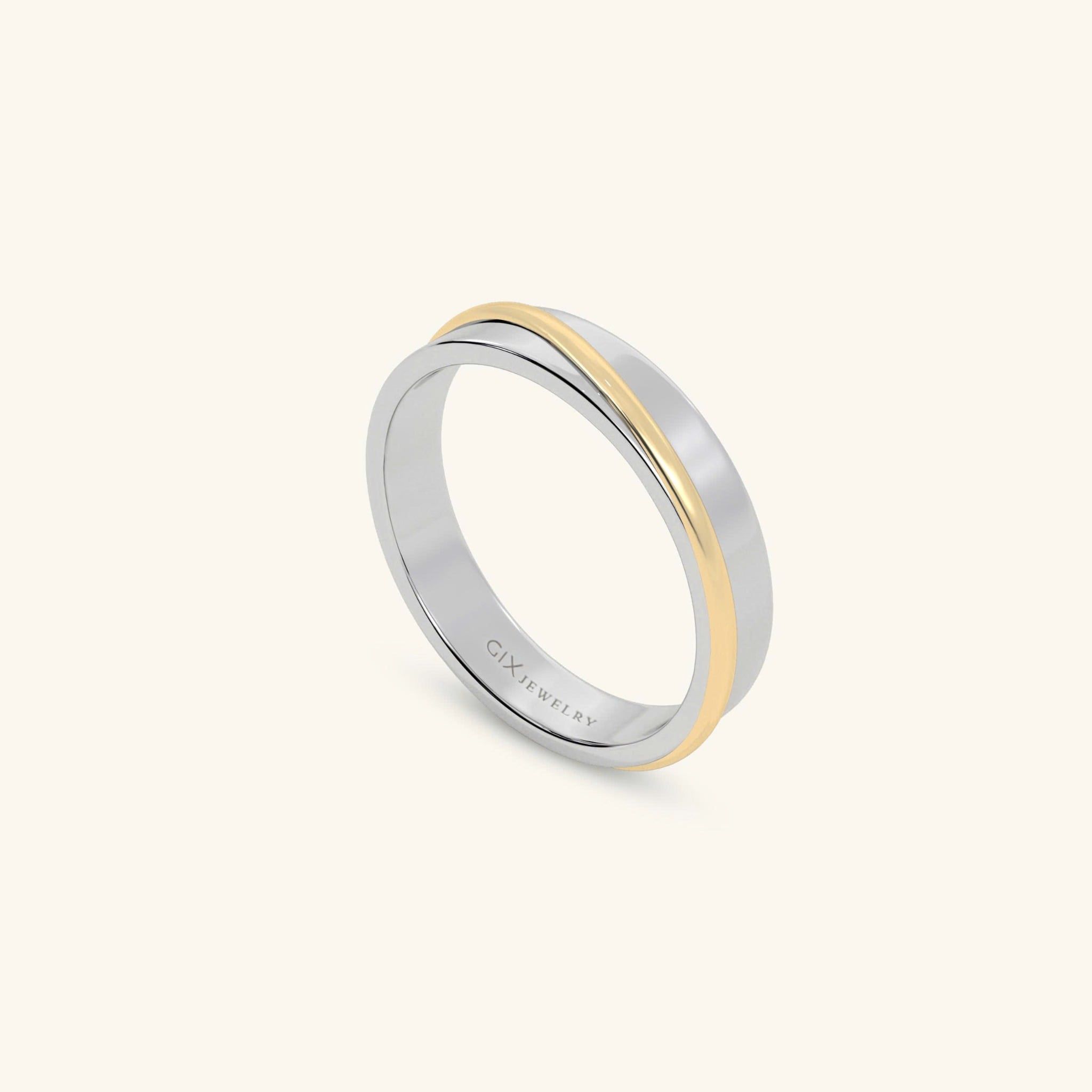  Nhẫn cưới cặp bạc thiết kế riêng - GCR25050234 | Gix Jewel 