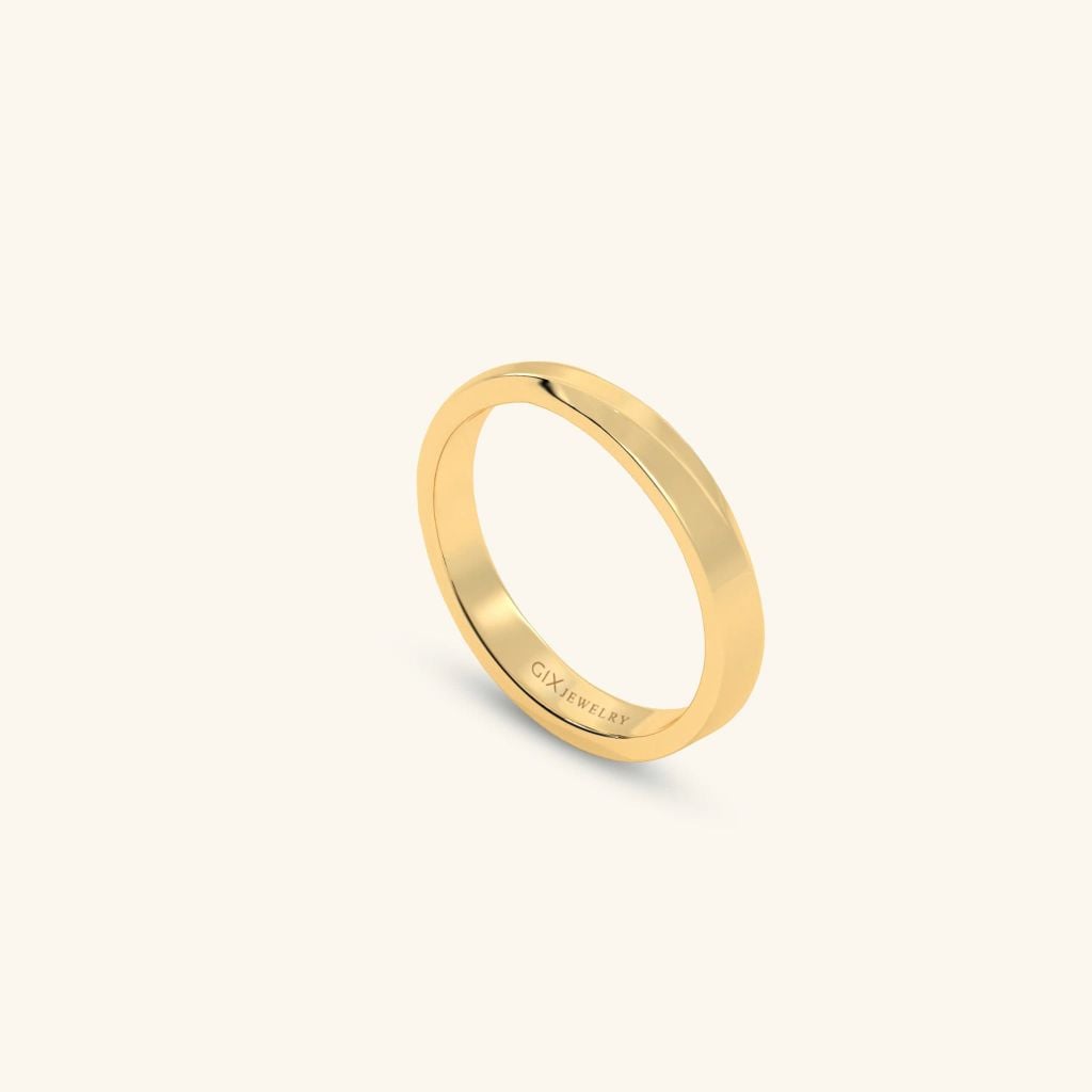 Nhẫn đôi bạc thiết kế riêng - GCR25050295 | Gix Jewel
