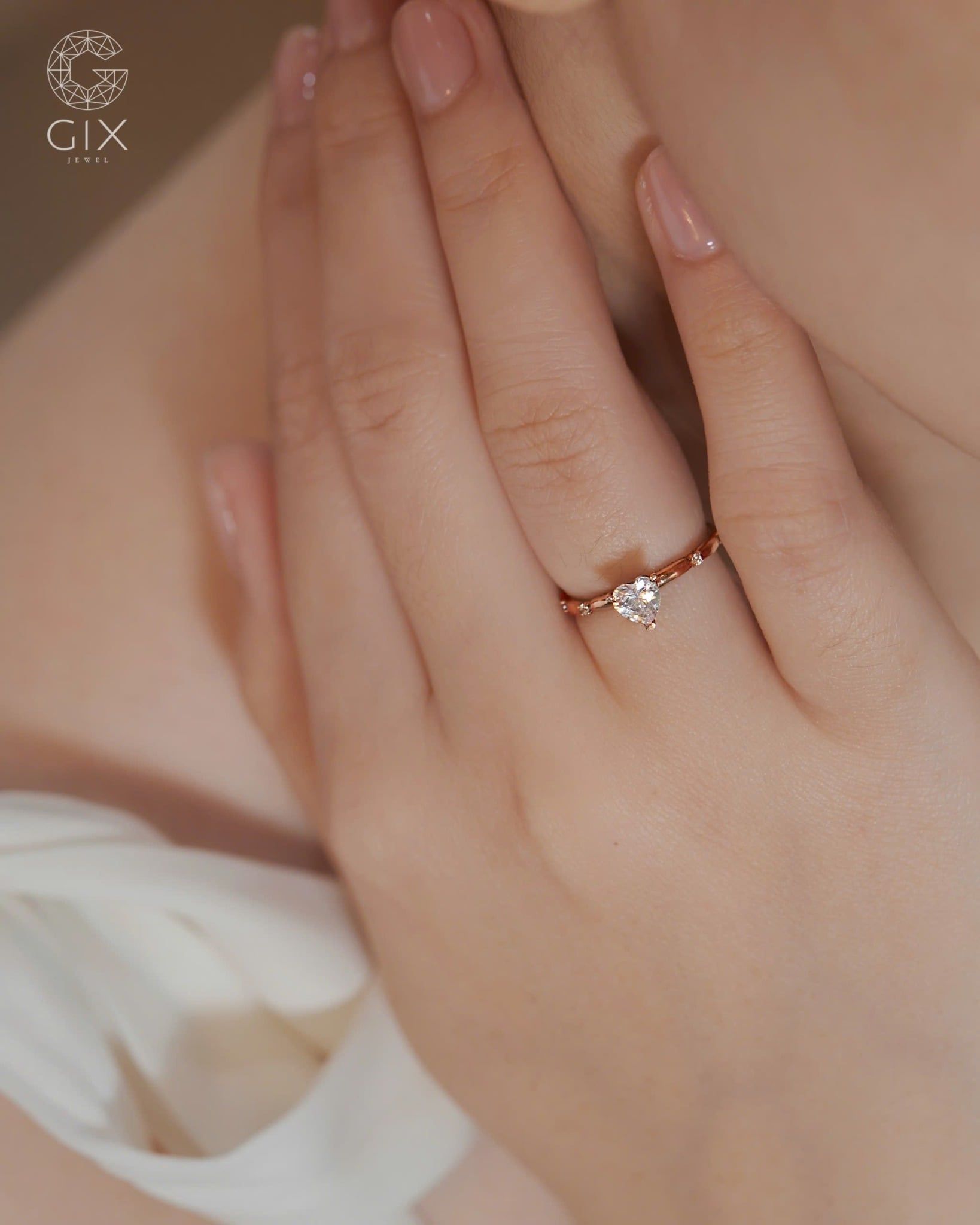  Nhẫn cầu hôn vàng 14k - GCH25050151 | Gixjewel 