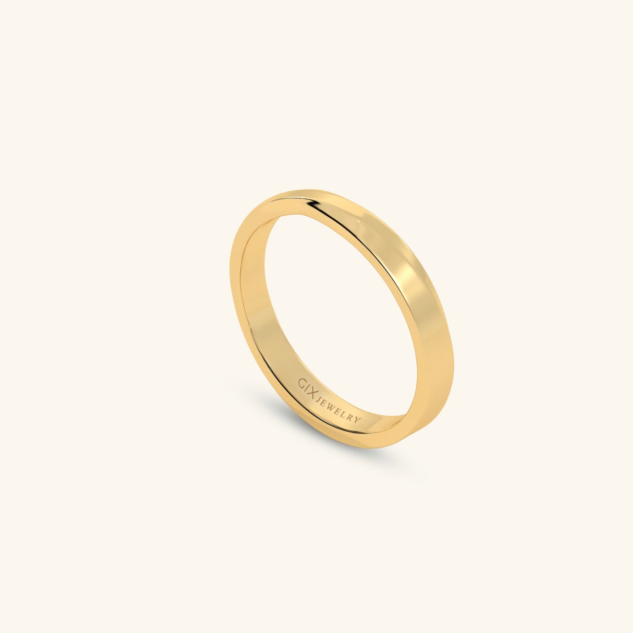  Nhẫn cưới vàng 10k thiết kế riêng - GCR25050295 | Gix Jewel 