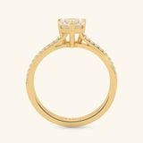  Nhẫn cầu hôn vàng 10k Pink Promise | Gix Jewel 