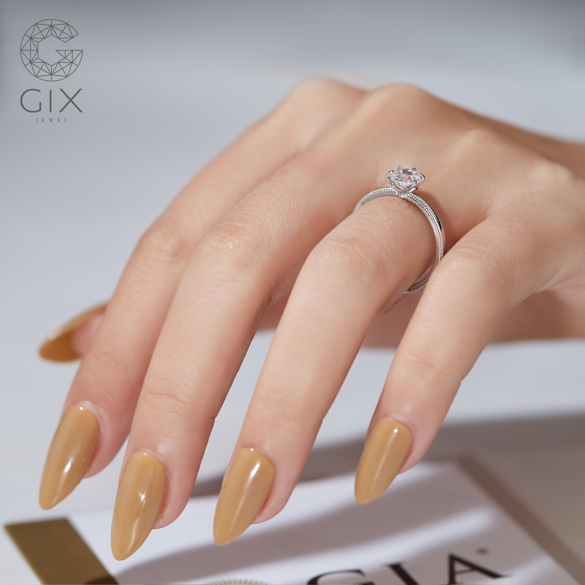  Nhẫn đính hôn vàng 10k Promise One | Gix Jewelry 