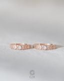  Nhẫn cưới vàng 18k & bạc mạ vàng đẹp - GCR25050151 | Gix Jewel 