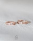  Nhẫn cưới vàng 18k & bạc mạ vàng đẹp - GCR25050151 | Gix Jewel 