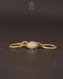  Nhẫn signet xếp nhiều vòng vàng tây 18k & bạc đẹp đeo cá tính | Gix Jewel 