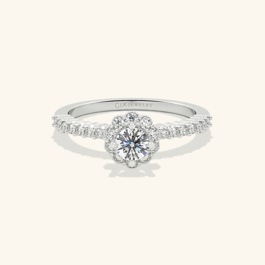 Nhẫn cầu hôn vàng 14k Sacred Glow | Gix Jewelry