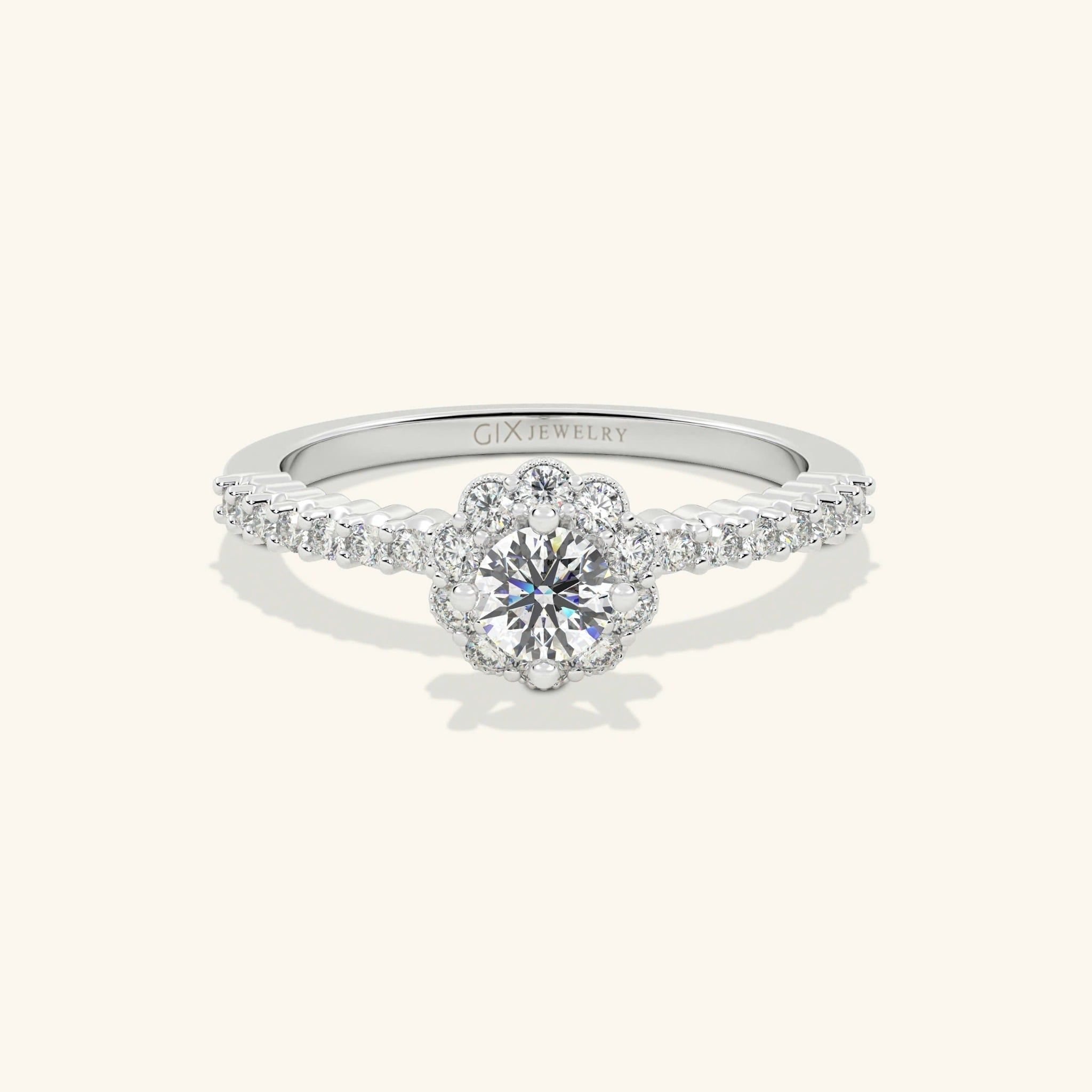  Nhẫn cầu hôn vàng 14k Sacred Glow | Gix Jewelry 