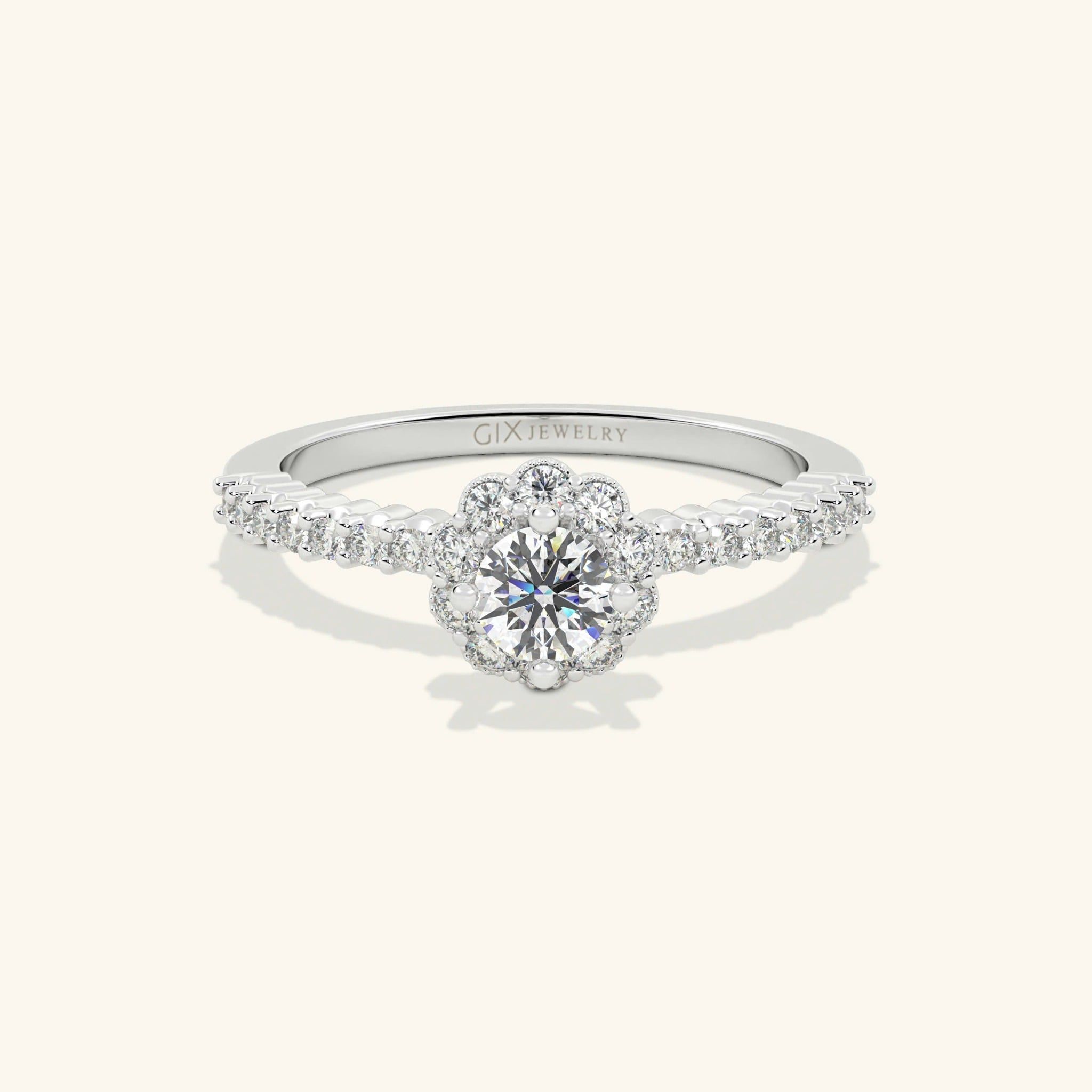  Nhẫn cầu hôn vàng 18k Sacred Glow | Gix Jewelry 