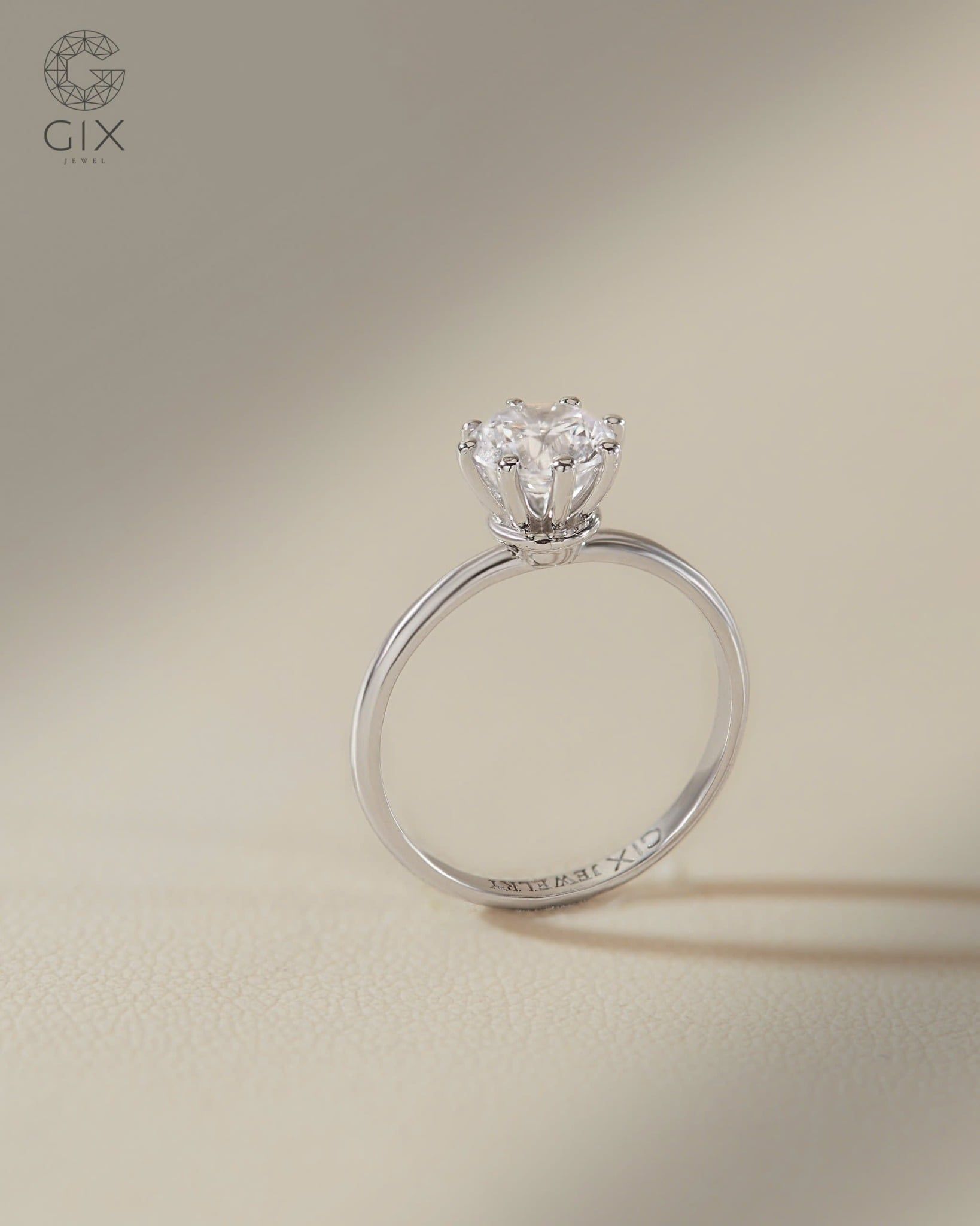 Nhẫn đính hôn vàng 14k - GCH25050150 | Gix Jewel 